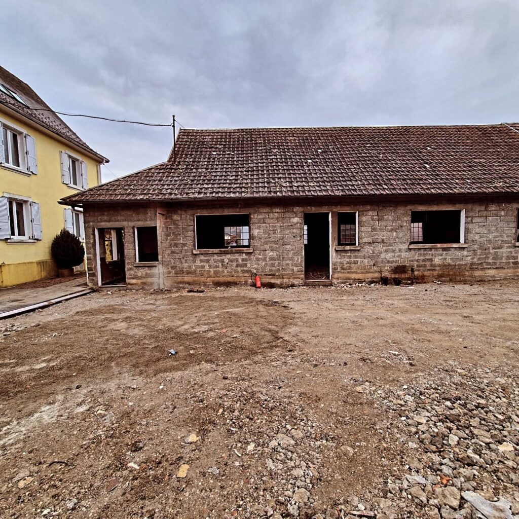 Le bâtiment existant avant démolition